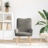 fotel Jasnoszary 63 x 67 x 94 cm tkanina