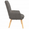 fotel Jasnoszary 63 x 67 x 94 cm tkanina