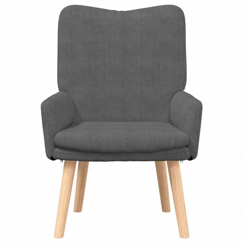 fotel Ciemnoszary 63 x 67 x 94 cm tkanina