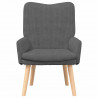 fotel Ciemnoszary 63 x 67 x 94 cm tkanina
