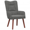 fotel Ciemnoszary 63 x 67 x 94 cm Aksamit