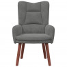 fotel Ciemnoszary 63 x 67 x 94 cm Aksamit