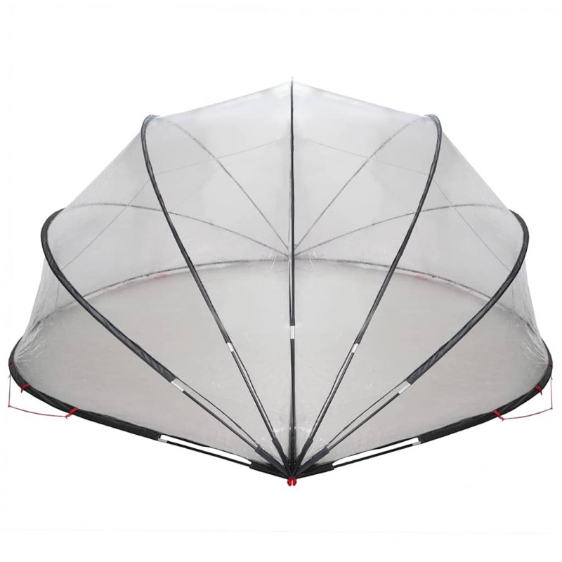 Kopuła basenowa przezroczysty 546 x 516 x 250 cm PVC