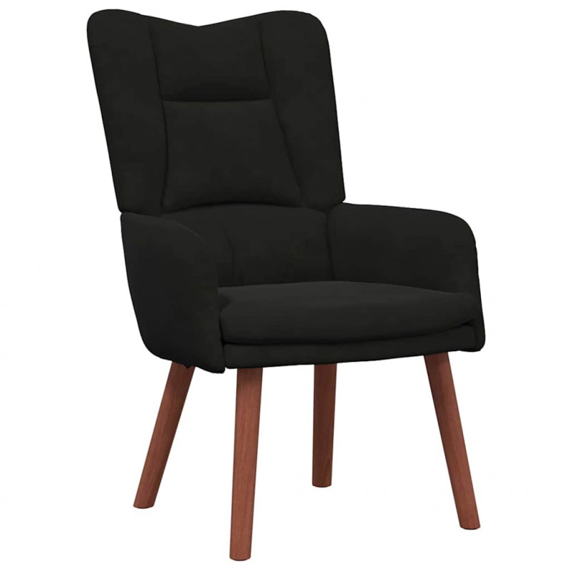 fotel Czarny 63 x 67 x 94 cm Aksamit