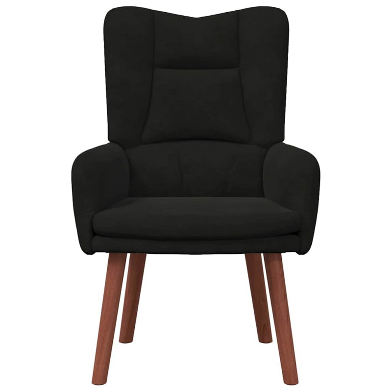 fotel Czarny 63 x 67 x 94 cm Aksamit