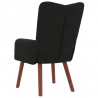 fotel Czarny 63 x 67 x 94 cm Aksamit