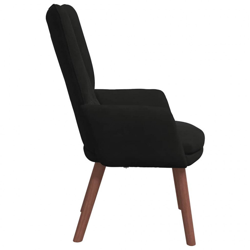 fotel Czarny 63 x 67 x 94 cm Aksamit