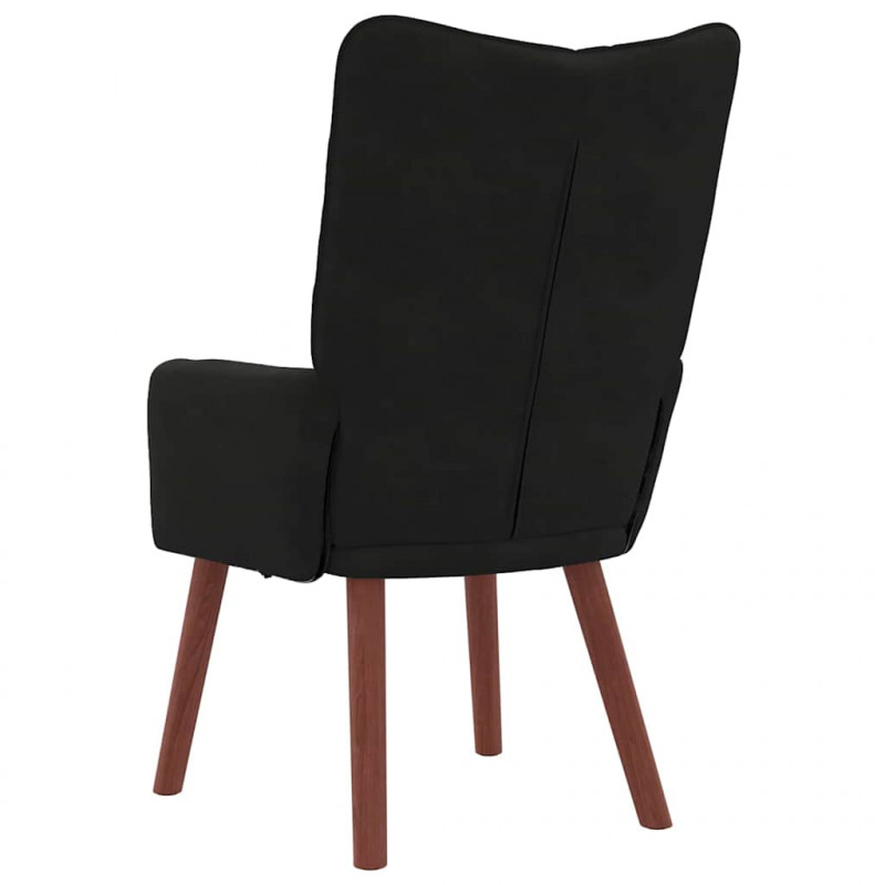 fotel Czarny 63 x 67 x 94 cm Aksamit