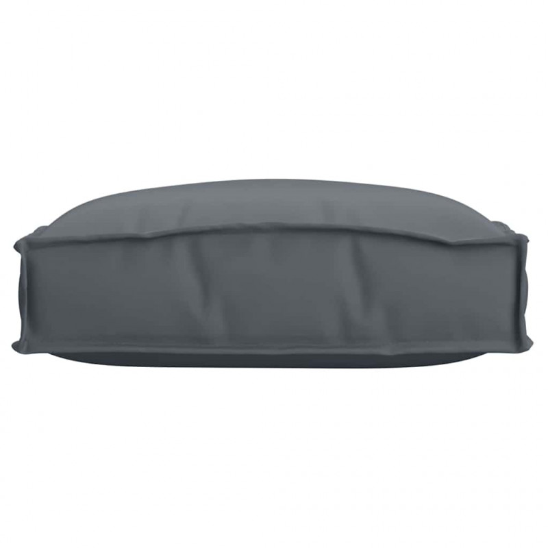 Poduszka 2 pcs Antracyt 40 x 40 x 8 cm Materiał Oxford