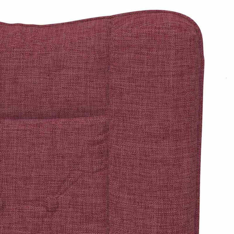 fotel Czerwone wino 63 x 67 x 94 cm Tkanina i sklejka