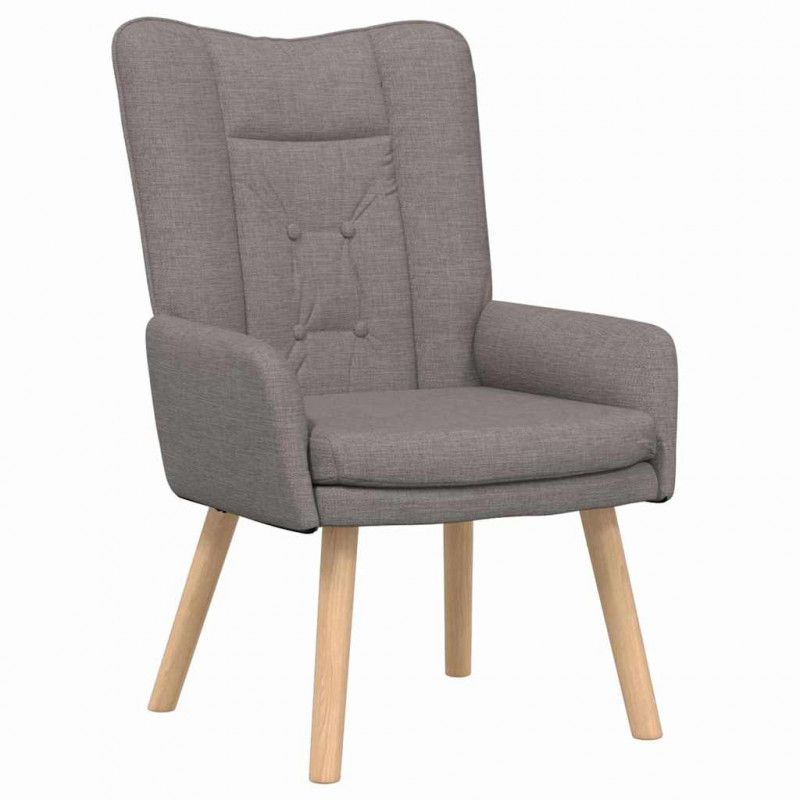 fotel Ciemnoszary 63 x 67 x 94 cm Tkanina i sklejka