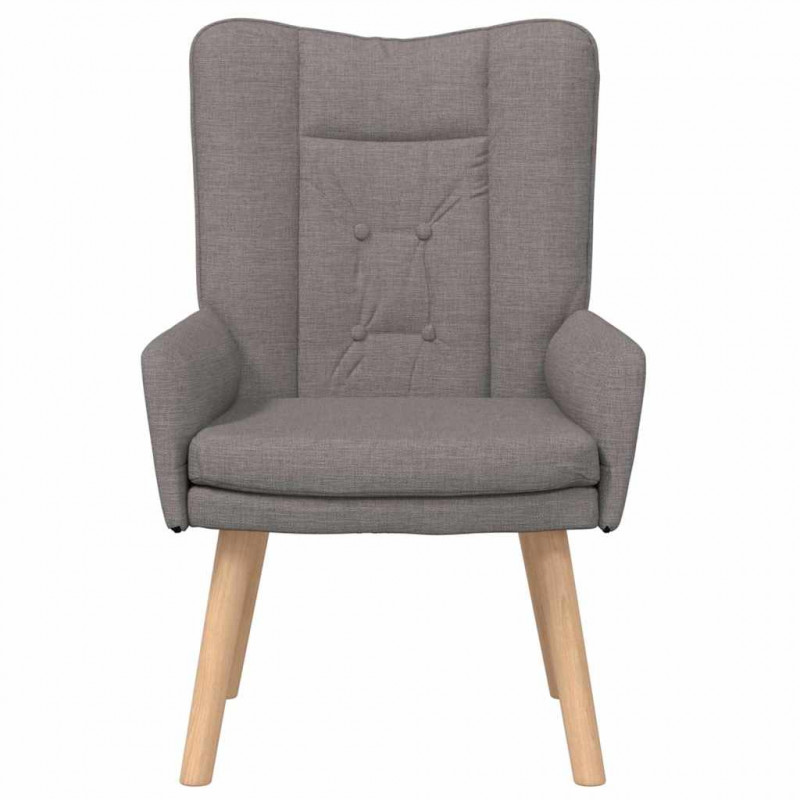 fotel Ciemnoszary 63 x 67 x 94 cm Tkanina i sklejka