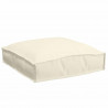 Poduszka 2 pcs Kremowy 40 x 40 x 8 cm Materiał Oxford