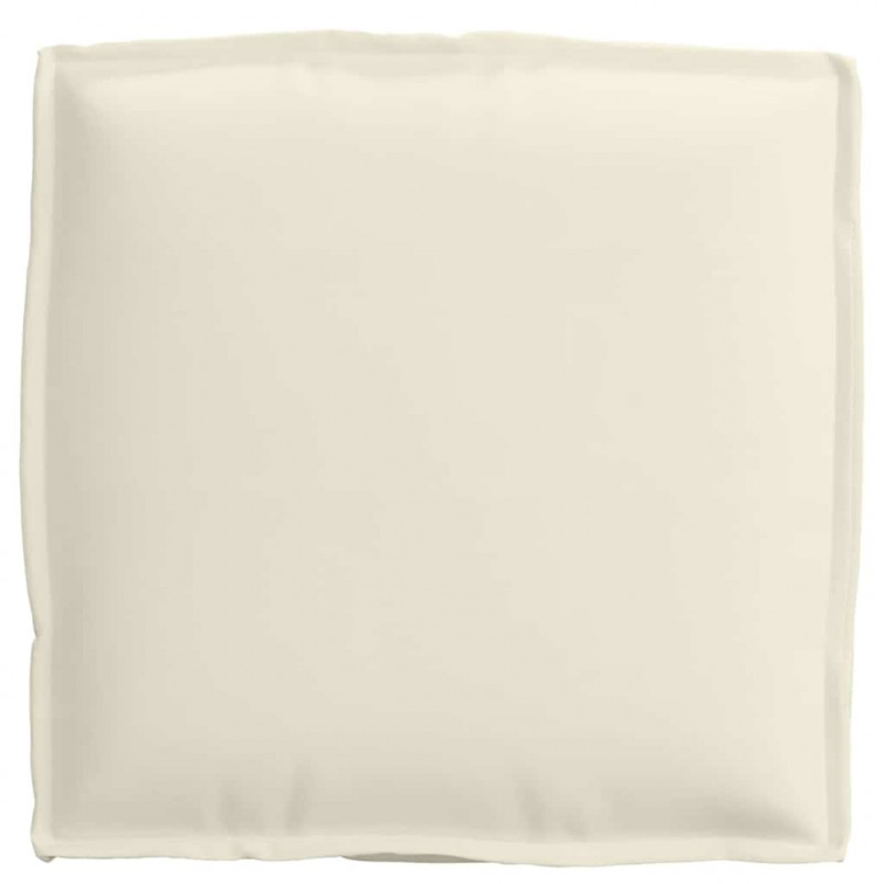 Poduszka 2 pcs Kremowy 40 x 40 x 8 cm Materiał Oxford