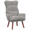 fotel Jasnoszary 69 x 74 x 93 cm Aksamit