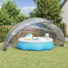 Kopuła basenowa przezroczysty 592 x 590 x 275 cm PVC