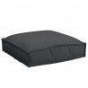 Poduszka 2 pcs Czarny 40 x 40 x 8 cm Materiał Oxford