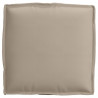 Poduszka 2 pcs Ciemnoszary 40 x 40 x 8 cm Materiał Oxford