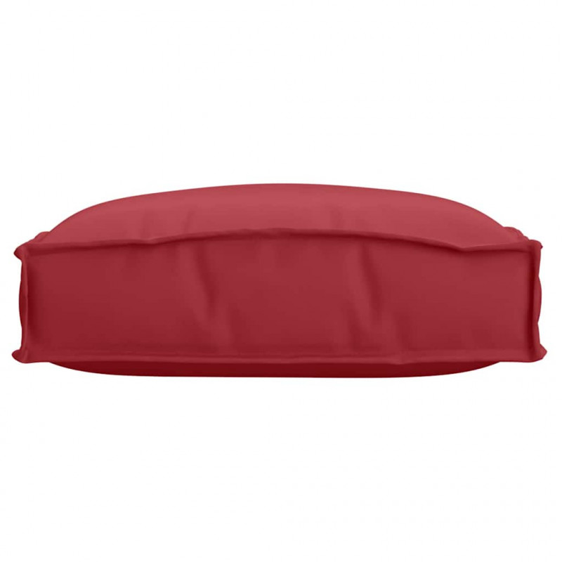 Poduszka 2 pcs Czerwone wino 40 x 40 x 8 cm Materiał Oxford