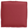 Poduszka 2 pcs Czerwone wino 40 x 40 x 8 cm Materiał Oxford