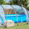 Namiot basenowy przezroczysty 538 x 440 x 204 cm PVC