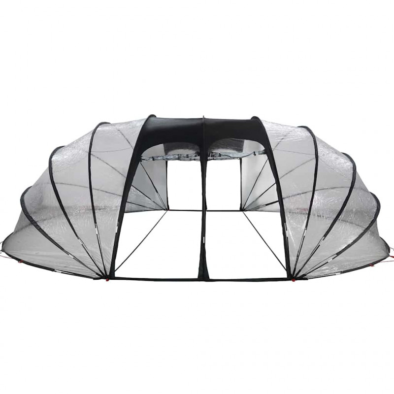 Namiot basenowy przezroczysty 538 x 440 x 204 cm PVC