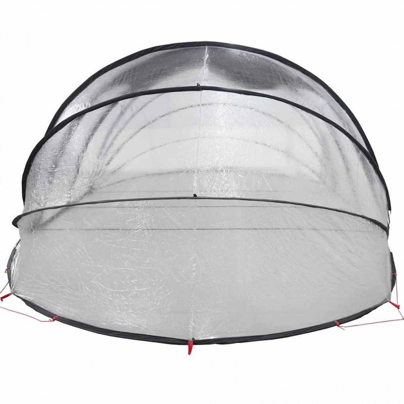Namiot basenowy przezroczysty 538 x 440 x 204 cm PVC
