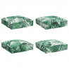 Poduszka Liść 4 pcs Wzór liścia 40 x 40 x 8 cm Materiał Oxford