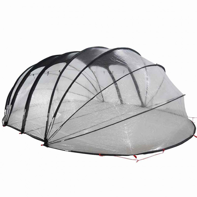 Namiot basenowy przezroczysty 640 x 432 x 205 cm PVC