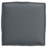 Poduszka 6 pcs Antracyt 40 x 40 x 8 cm Materiał Oxford