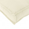 Poduszka 6 pcs Kremowy 40 x 40 x 8 cm Materiał Oxford