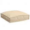 Poduszka 6 pcs Beżowy 40 x 40 x 8 cm Materiał Oxford