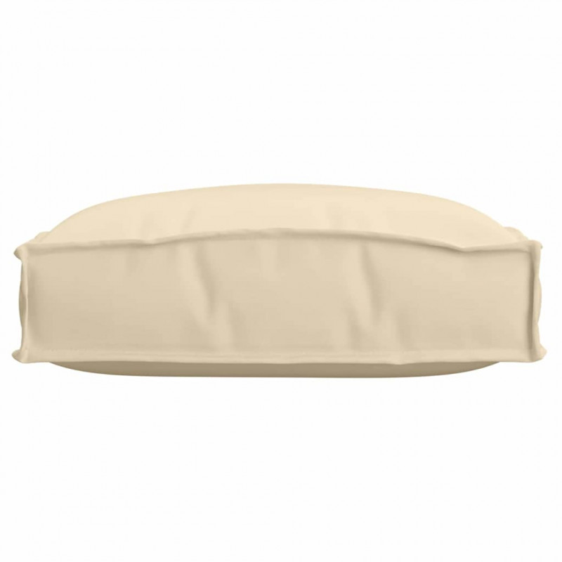 Poduszka 6 pcs Beżowy 40 x 40 x 8 cm Materiał Oxford