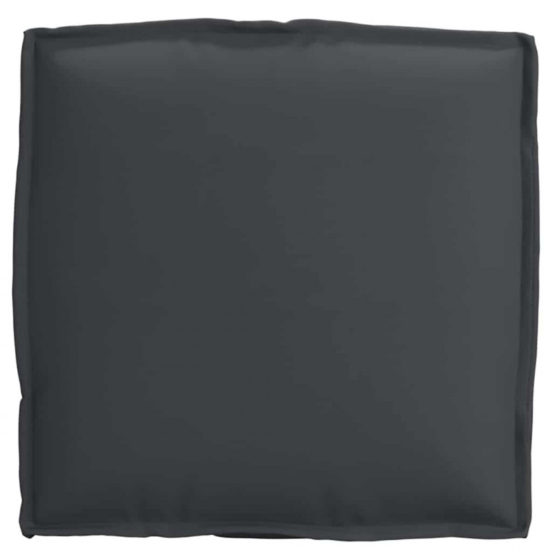 Poduszka 6 pcs Czarny 40 x 40 x 8 cm Materiał Oxford