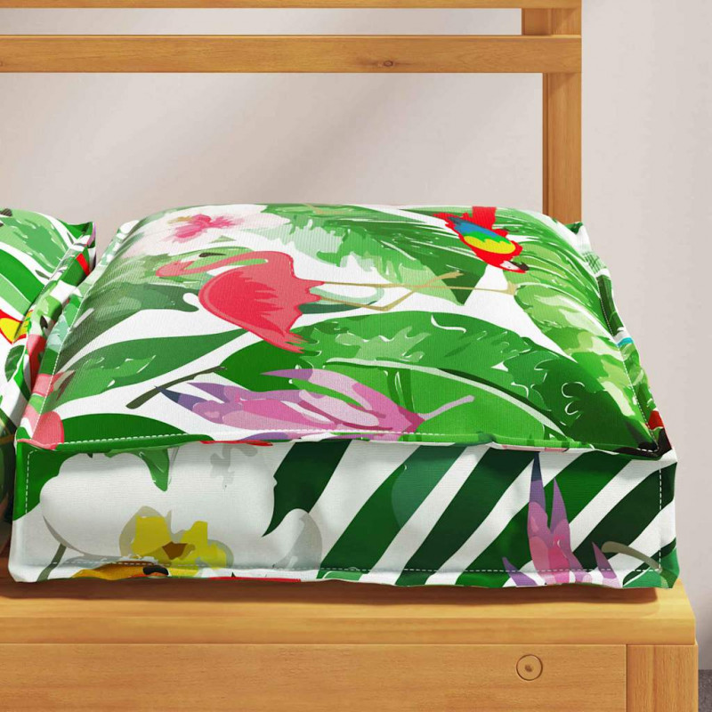 Poduszka 6 pcs Wielokolorowe 40 x 40 x 8 cm Materiał Oxford
