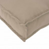 Poduszka Ciemnoszary 60 x 40 x 8 cm Materiał Oxford