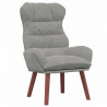 fotel Jasnoszary 69 x 74 x 93 cm Aksamit
