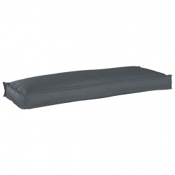 Poduszka Antracyt 110 x 40 x 8 cm Materiał Oxford