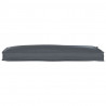 Poduszka Antracyt 110 x 40 x 8 cm Materiał Oxford