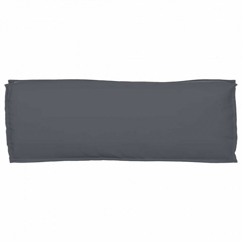 Poduszka Antracyt 110 x 40 x 8 cm Materiał Oxford