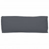 Poduszka Antracyt 110 x 40 x 8 cm Materiał Oxford