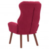 fotel Czerwone wino 69 x 74 x 93 cm Aksamit