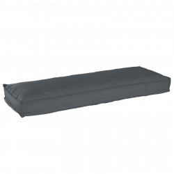 Poduszka Antracyt 120 x 40 x 8 cm Materiał Oxford