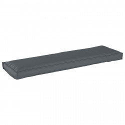 Poduszka Antracyt 140 x 40 x 8 cm Materiał Oxford