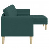 Zestaw Sof z poduszką Ciemna zieleń Poliester