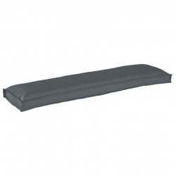 Poduszka Antracyt 150 x 40 x 8 cm Materiał Oxford