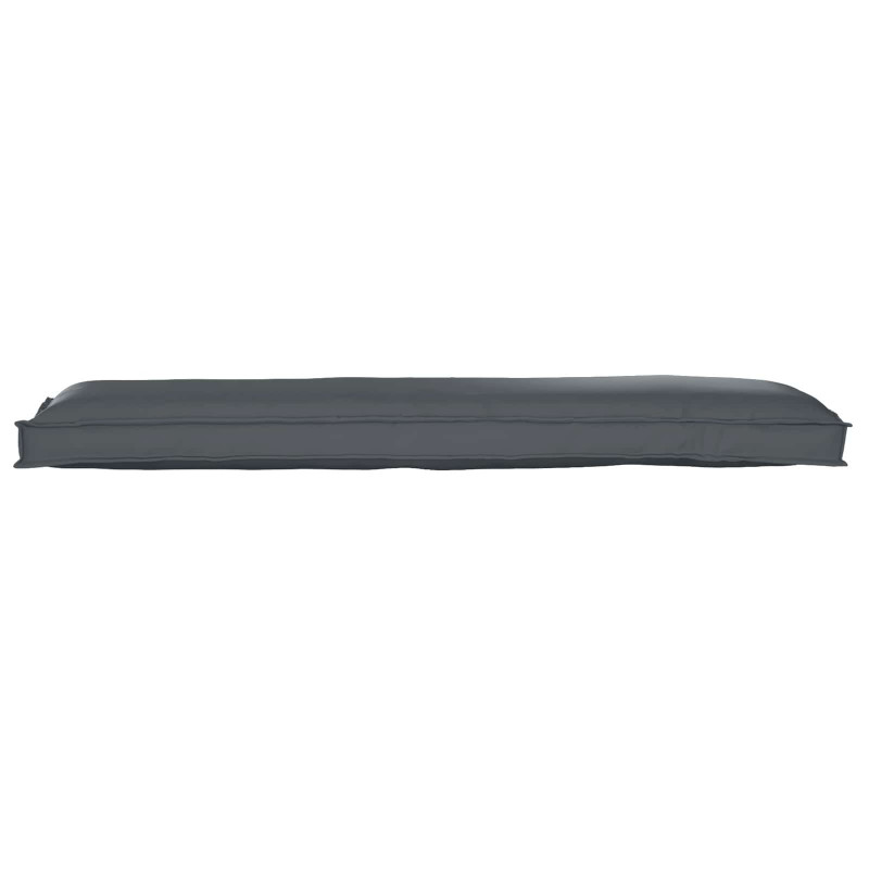 Poduszka Antracyt 150 x 40 x 8 cm Materiał Oxford