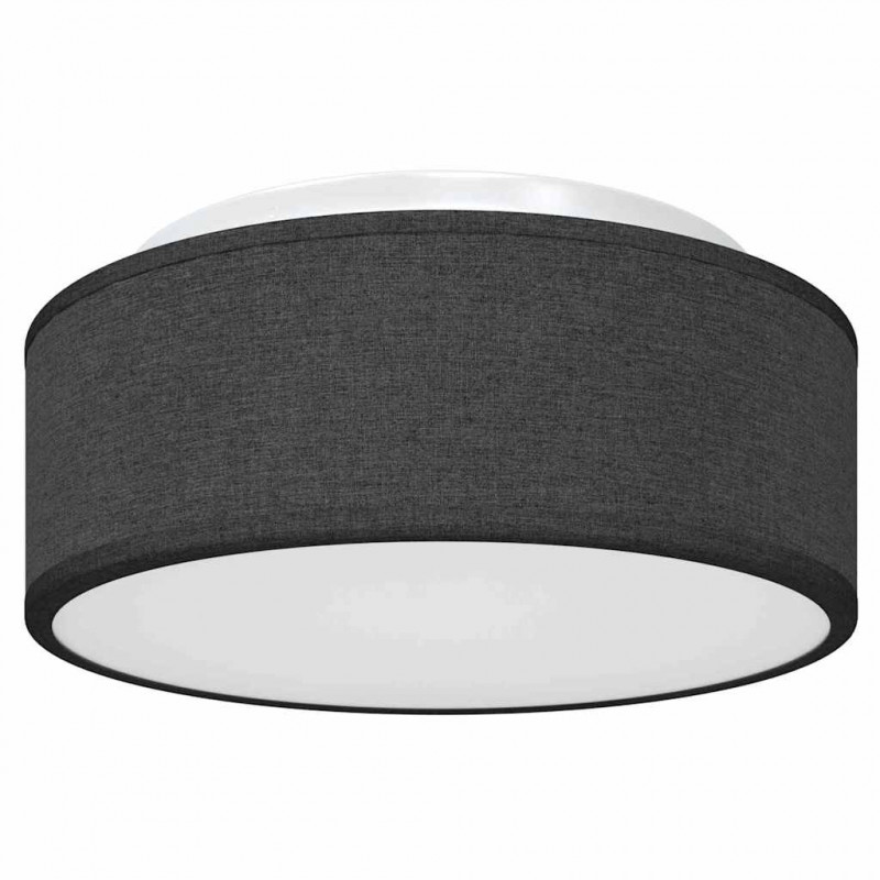 Lampa Sufitowa Z reflektorami Czarny 30 x 30 x 13,5 cm tkanina