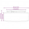 Lampa Sufitowa Z reflektorami Czarny 30 x 30 x 13,5 cm tkanina