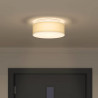 Lampa Sufitowa Z reflektorami Biały 30 x 30 x 13,5 cm tkanina